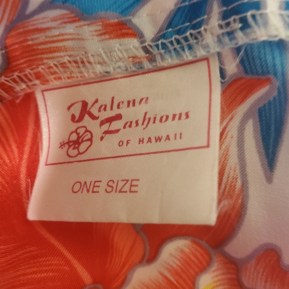 Vintage 80's Kalena of Hawaii Woman's Pullover Flutter Sleeve Top OS - Picture 7 of 7